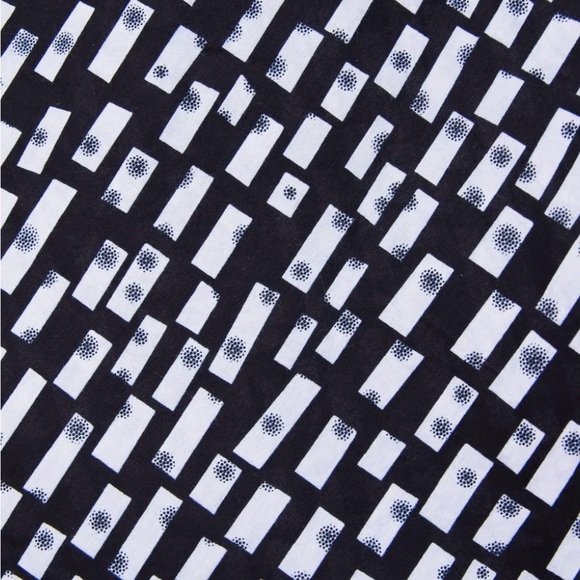 ZURI Bric a Brak Black and White Geometric Dress MEDIUM/LONG - Picture 2 of 9